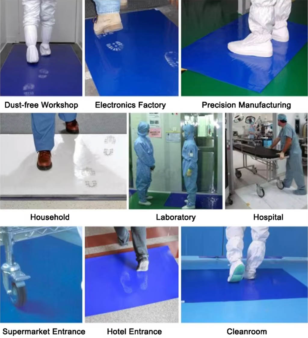 Thảm dính bụi được ứng dụng rộng rãi